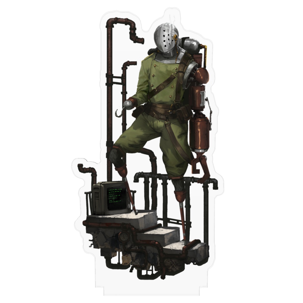 「人造人間」のアクリルフィギュア