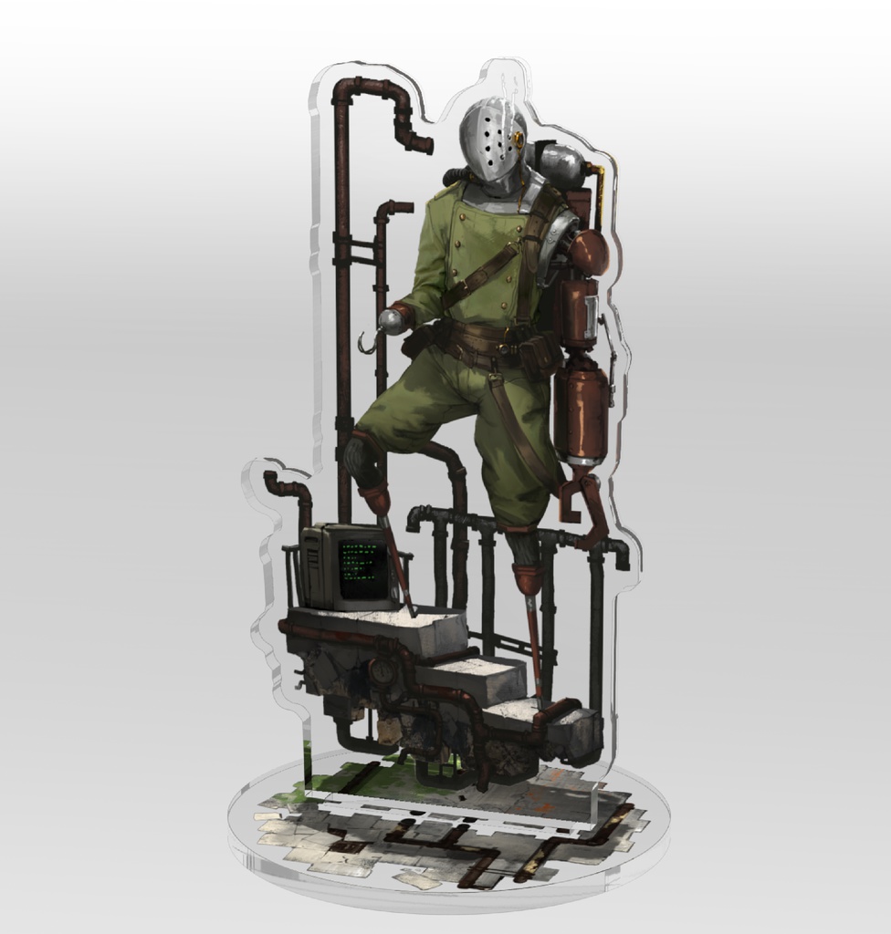 「人造人間」のアクリルフィギュア