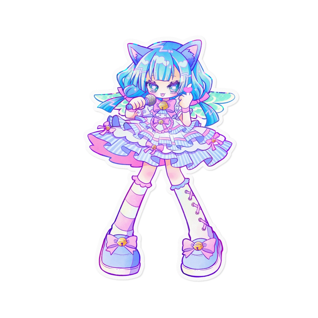 (くそでか)かたちゃんステッカー