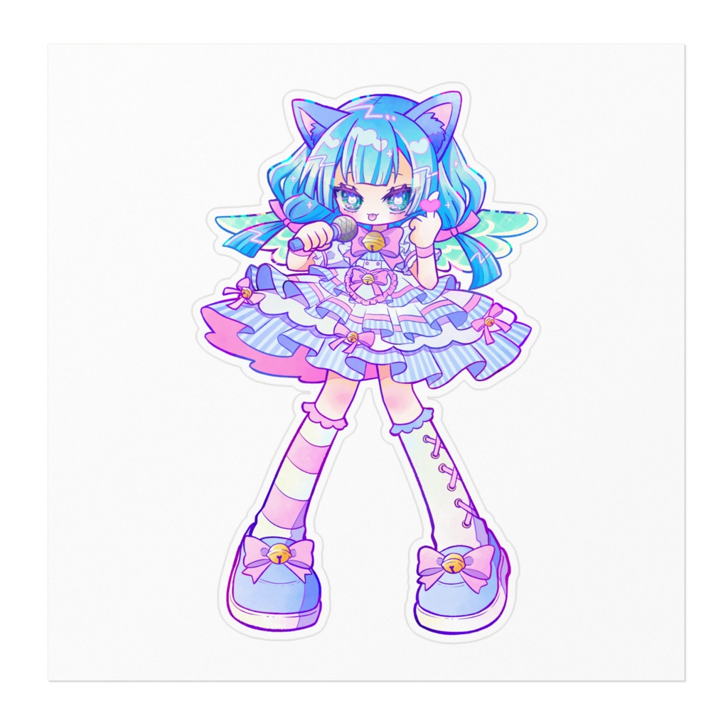 (くそでか)かたちゃんステッカー