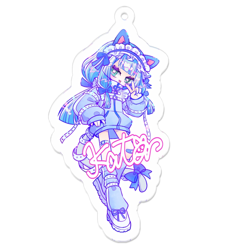 かたちゃん天使界隈キーホルダー