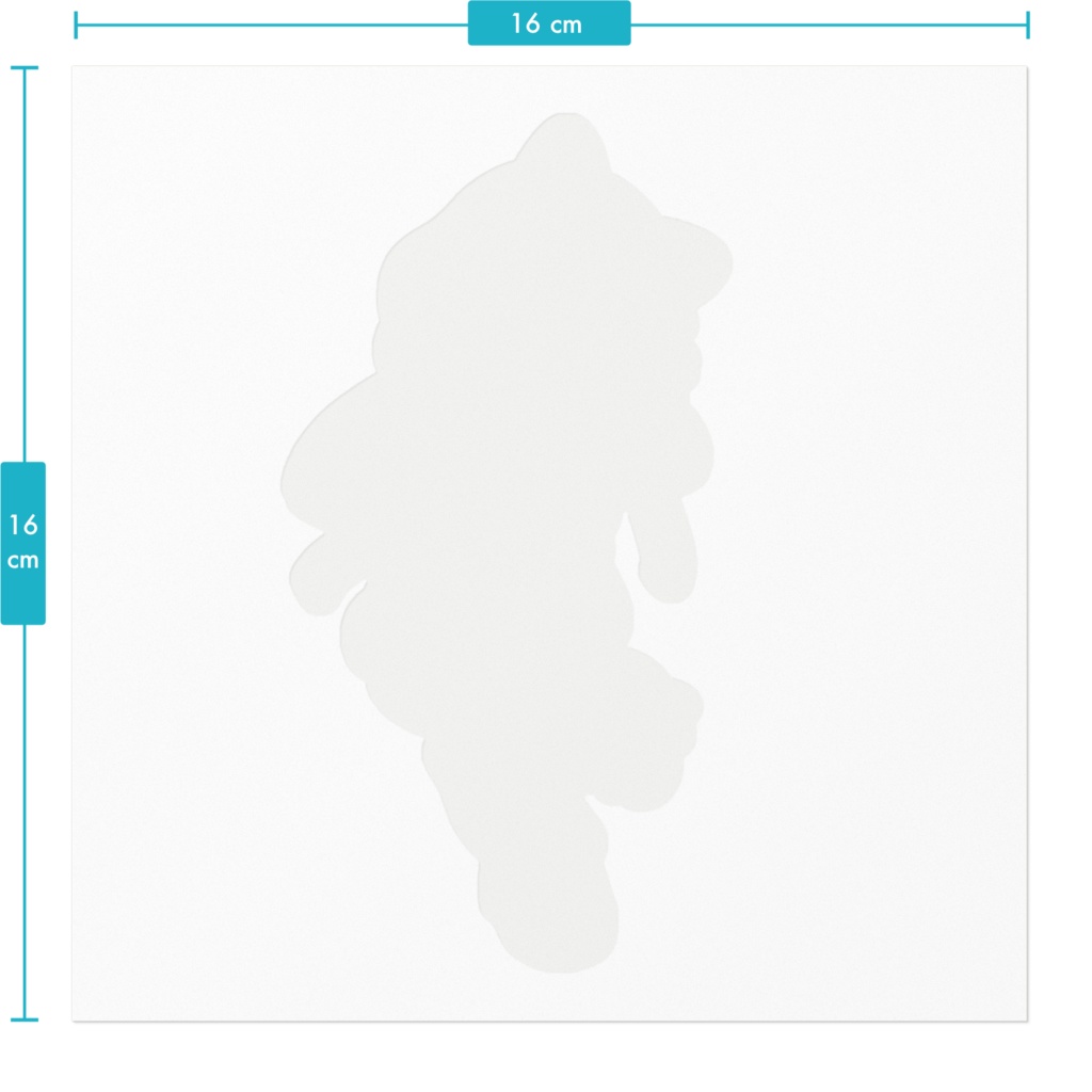 (くそでか)かたちゃん天使界隈ステッカー
