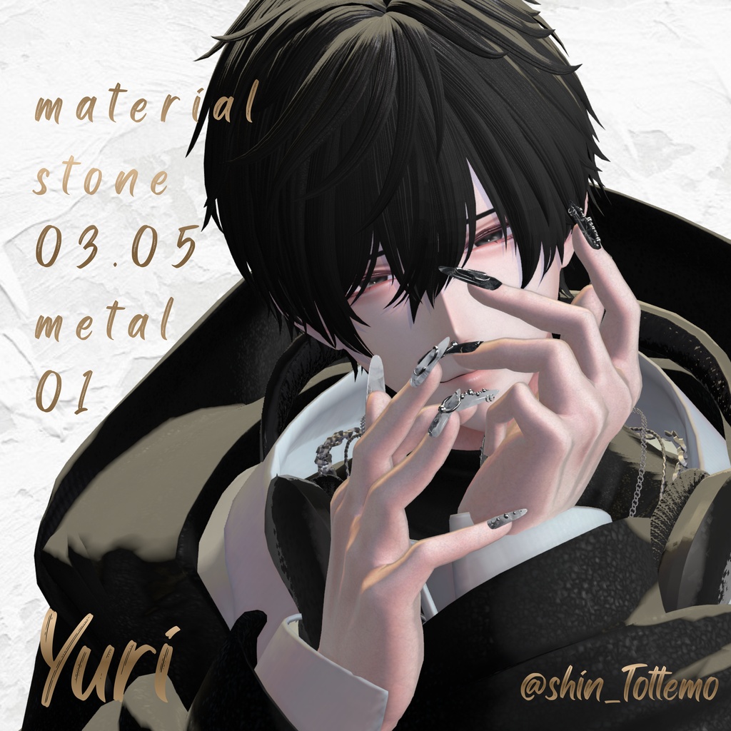 ✨「悠莉 -Yuri-」対応記念SALE ✨ nail No.01〖25アバター対応〗