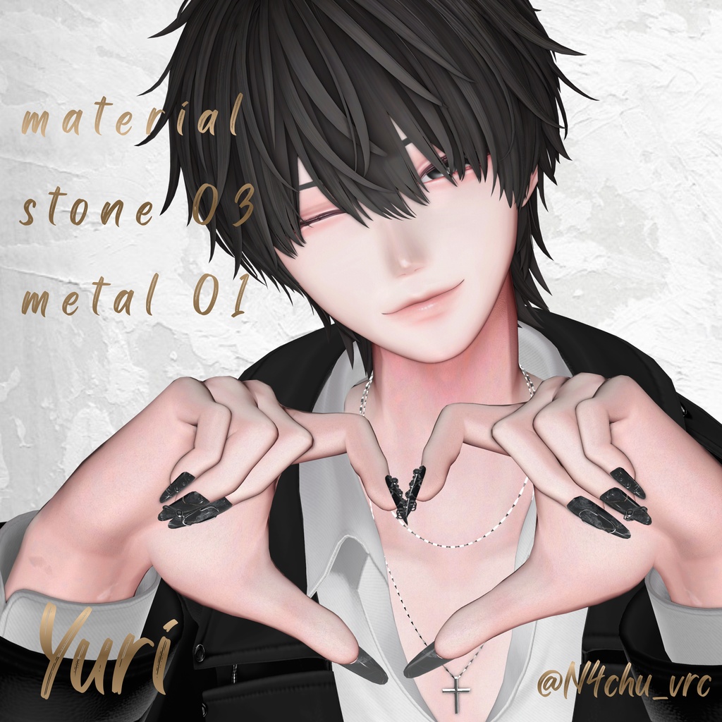 ✨「悠莉 -Yuri-」対応記念SALE ✨ nail No.01〖25アバター対応〗