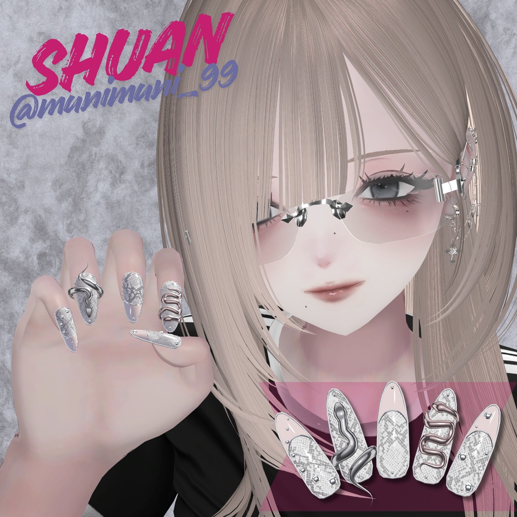 ✨新作SAIL✨ Nail No.02〖20アバター対応〗