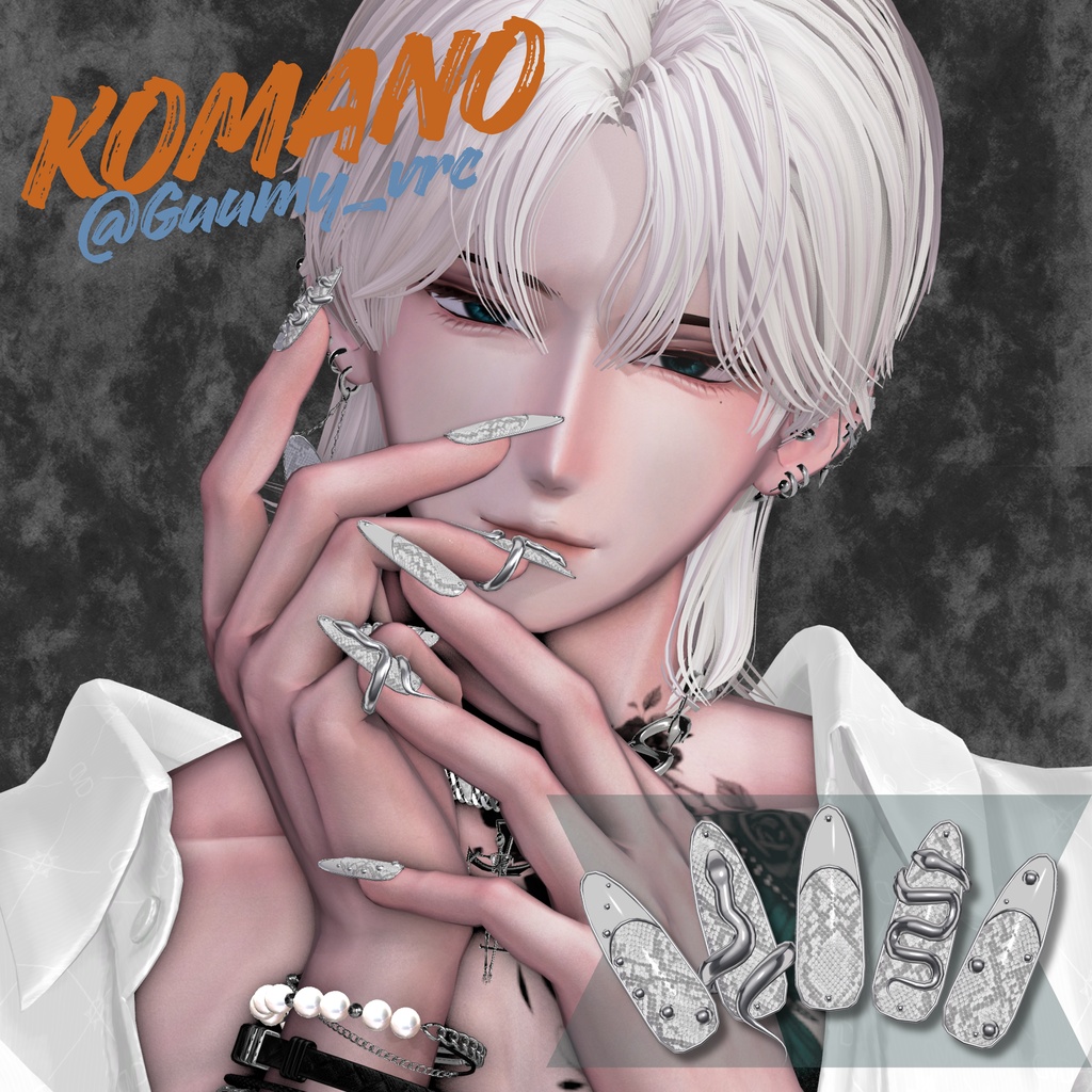 ✨新作SAIL✨ Nail No.02〖20アバター対応〗
