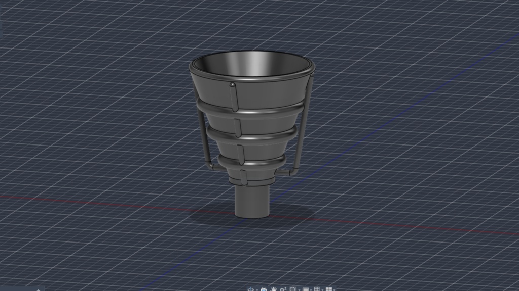 3㎜軸バーニア・4個入り(3Dプリント製品)
