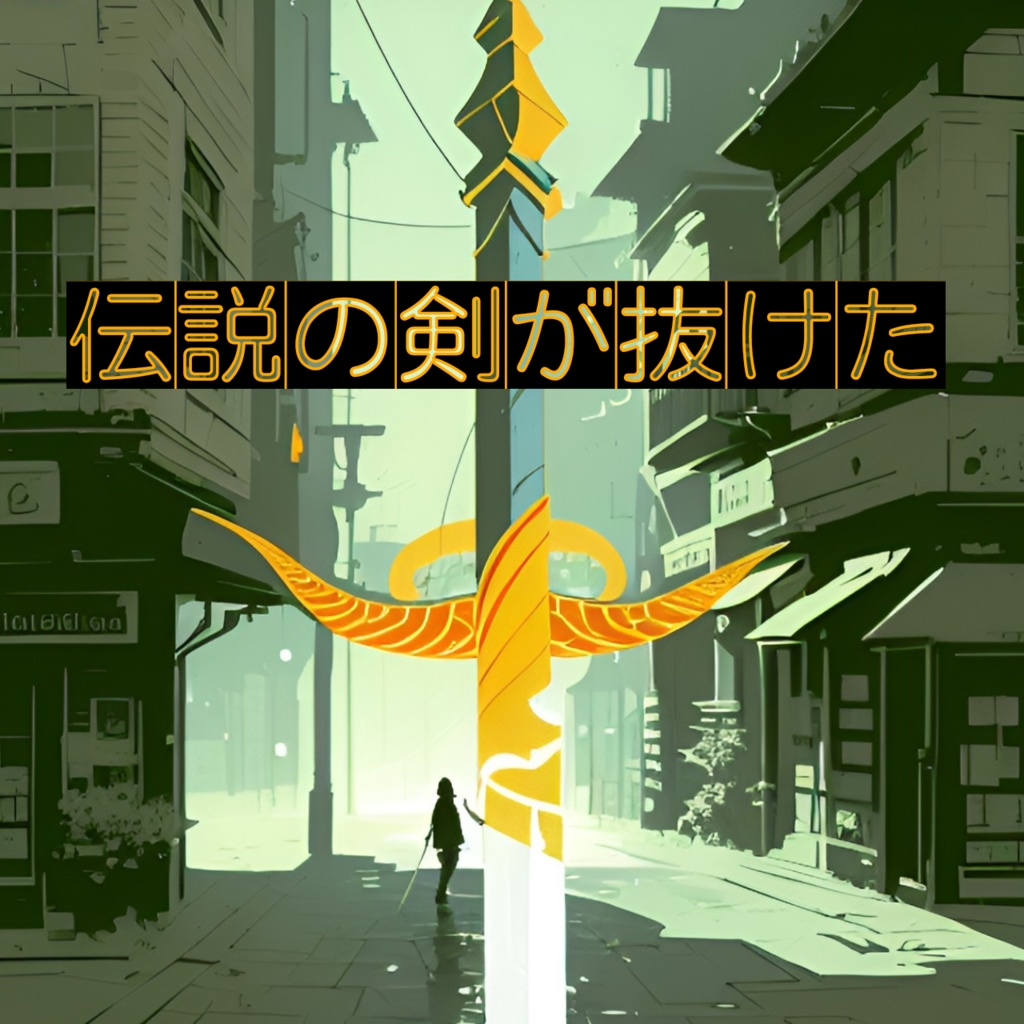 伝説の剣が抜けた