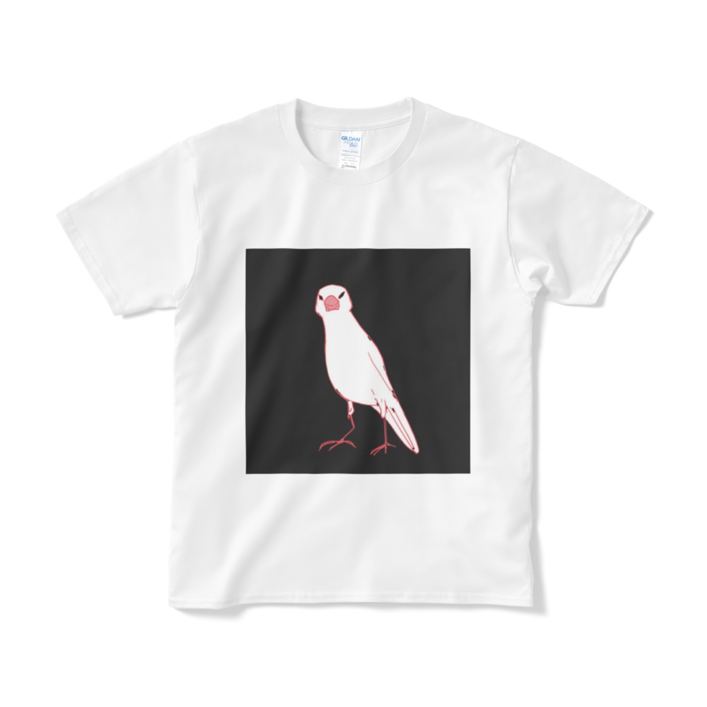 文鳥のぶちギレ1秒前 white