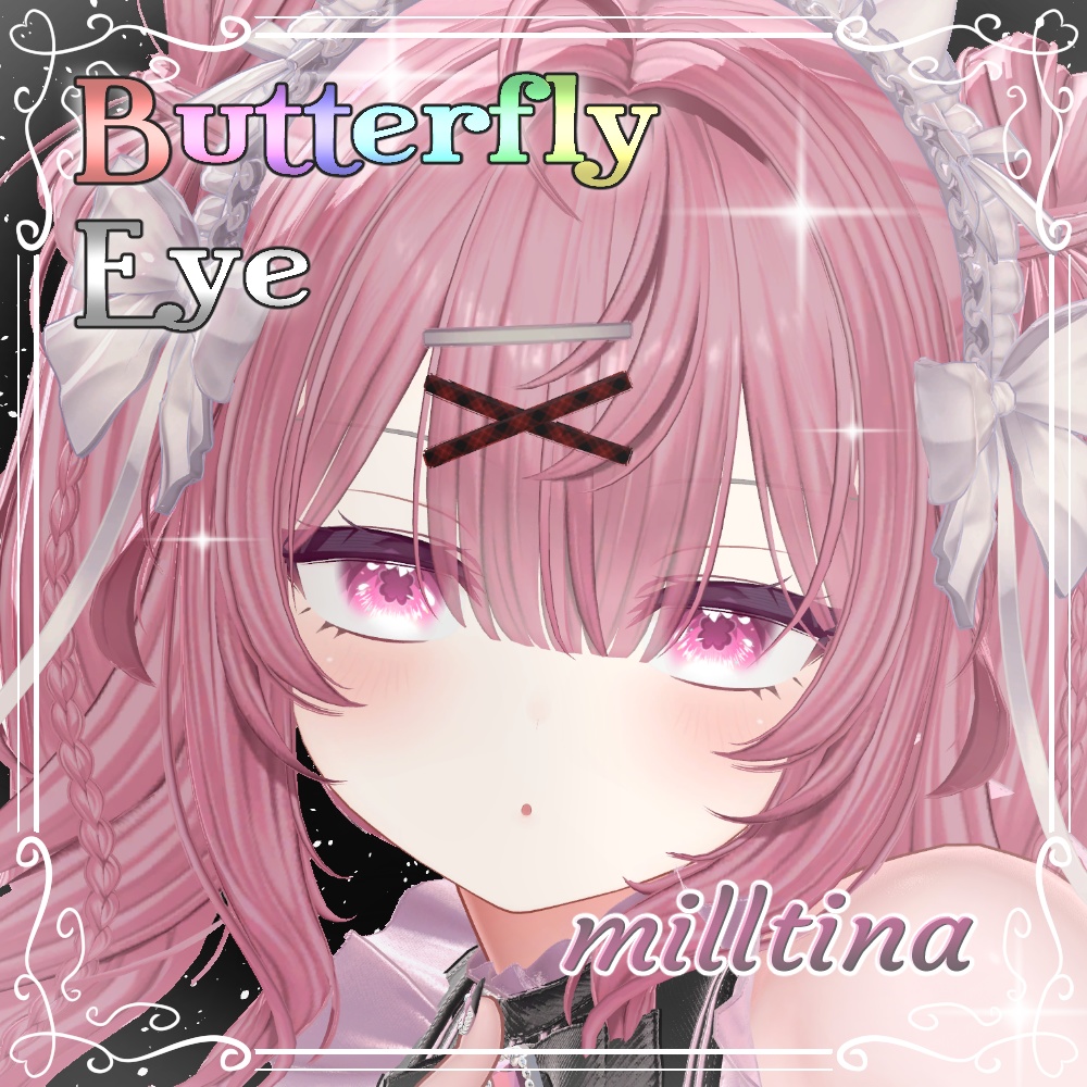 【10アバター】Butterfly Eye Texture 【10color】