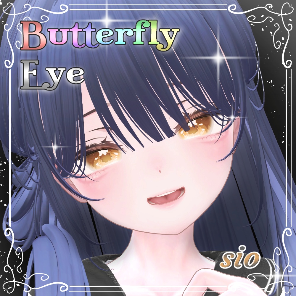 【10アバター】Butterfly Eye Texture 【10color】