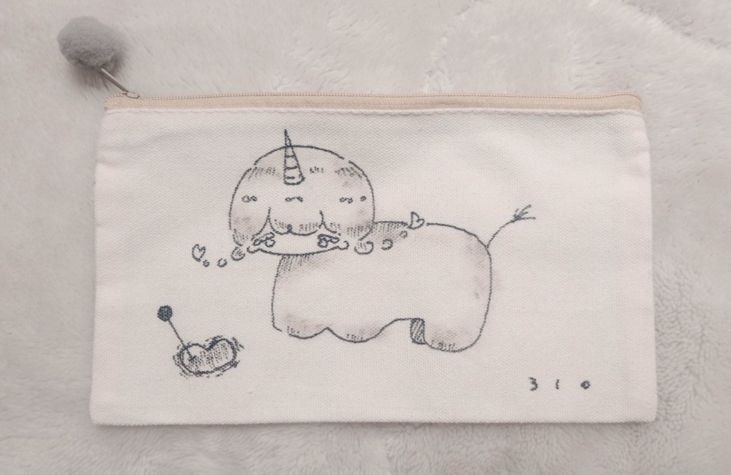 手描きポーチ ⚝⋆ ゆにこーん