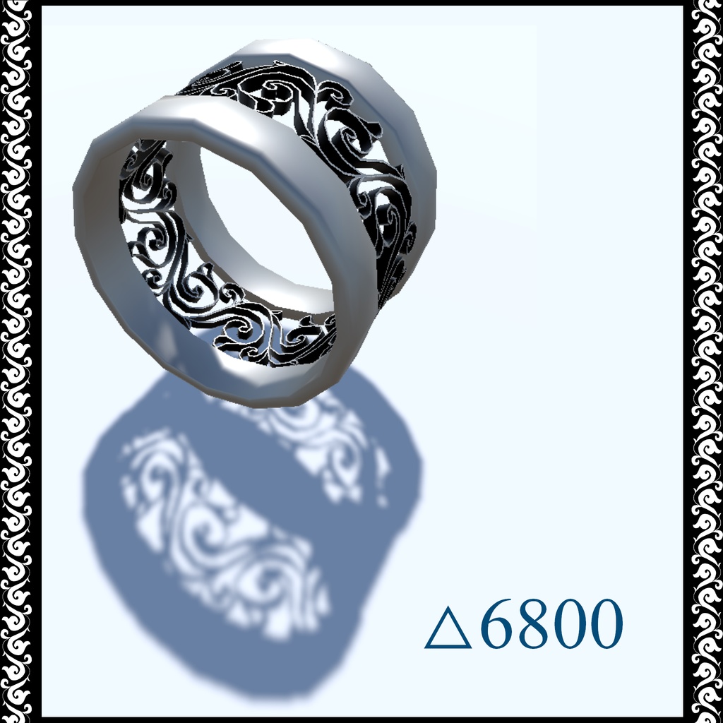 アラベスク模様の指輪(Arabesque Filigree Ring)
