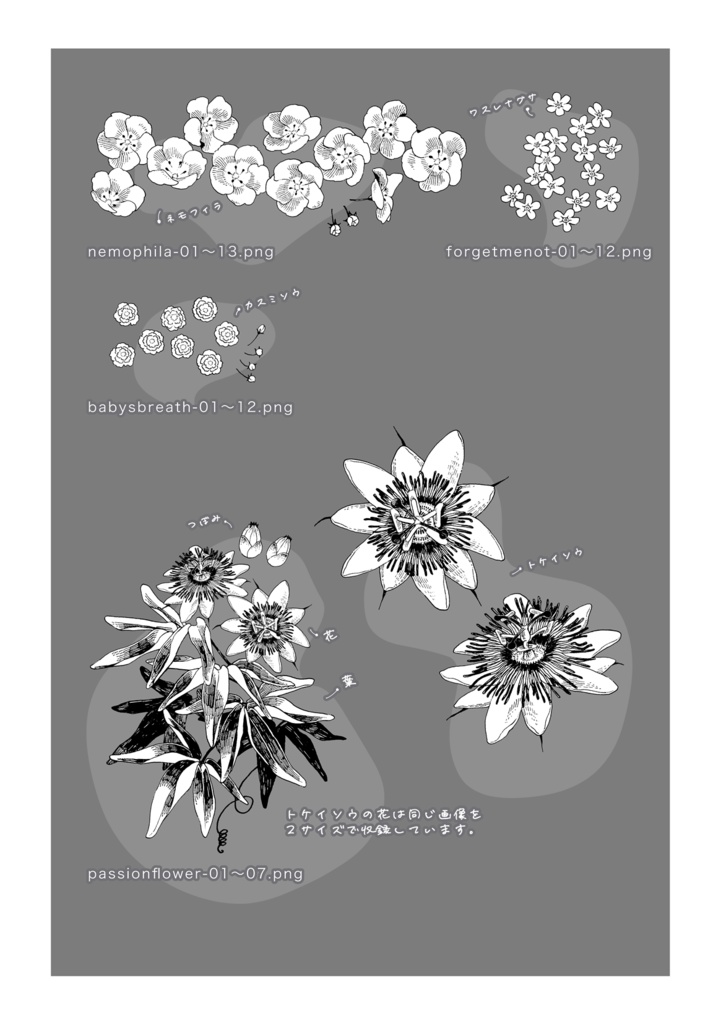 ペン画素材集『海風駘蕩』