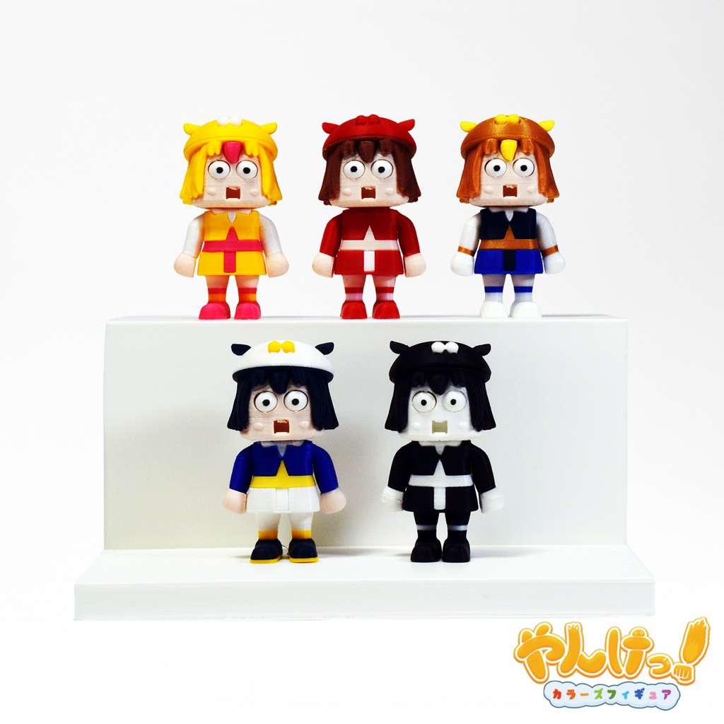 【自作ランダムフィギュア】やんけっ!カラーズフィギュア