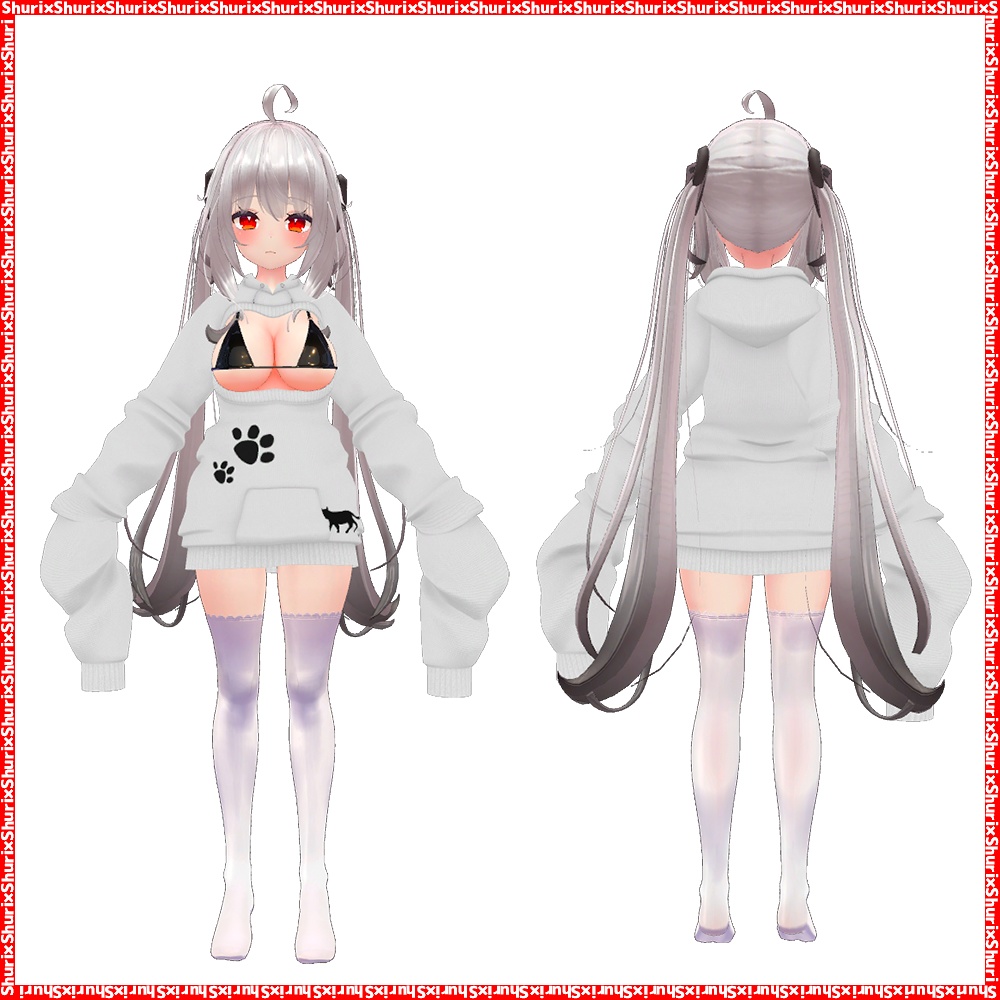 【舞夜用】萌袖水着パーカー