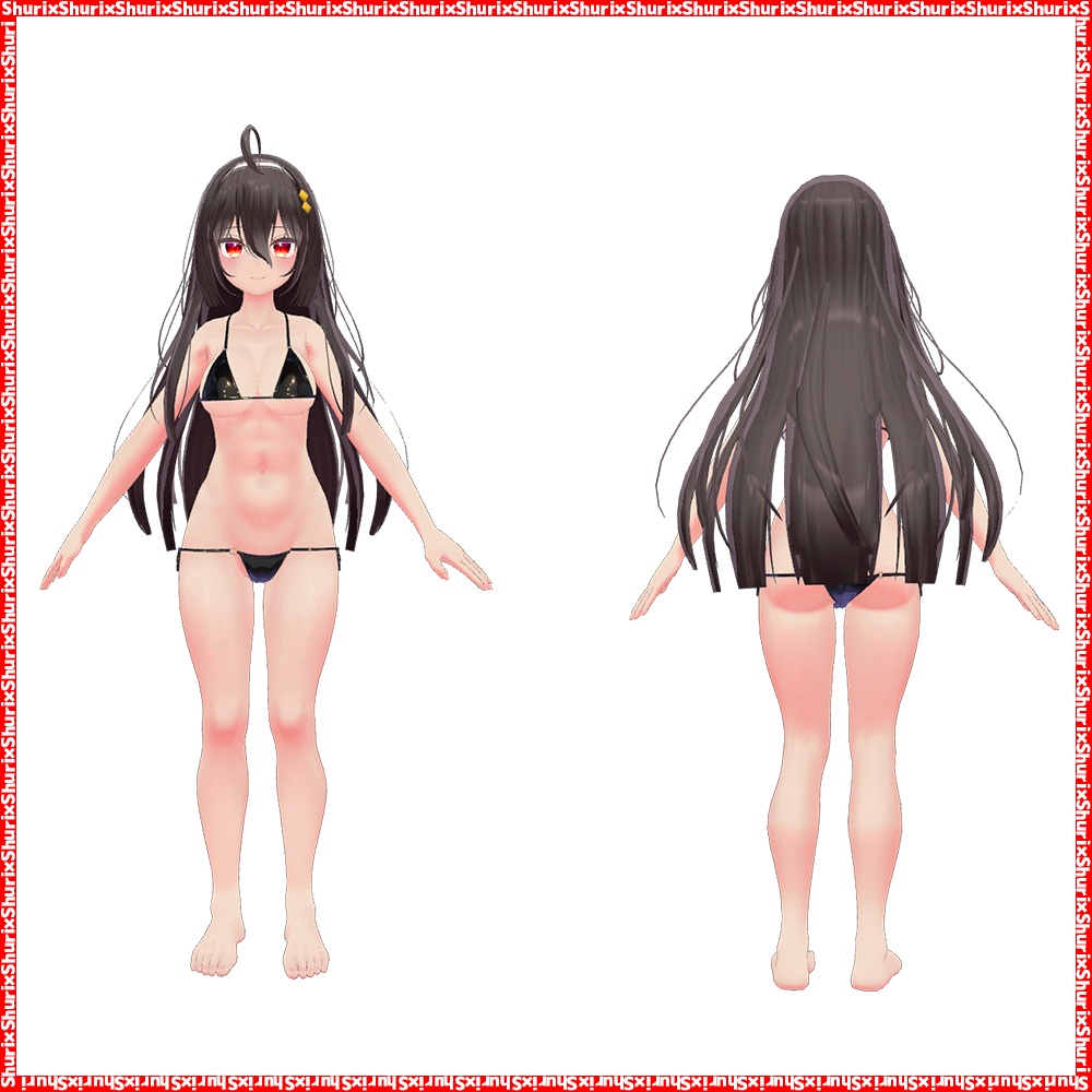 【ここあ用】萌袖水着パーカー