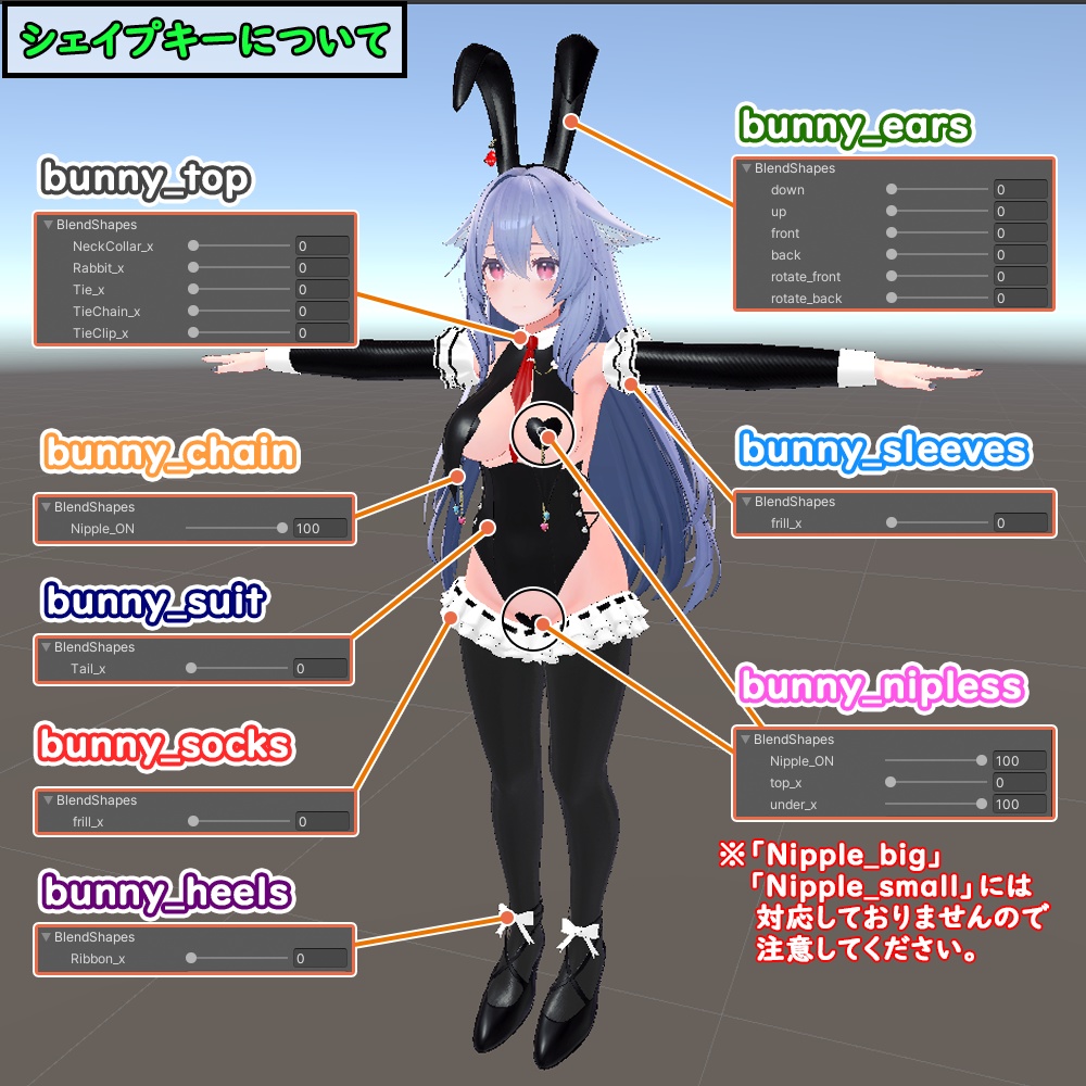 【桔梗用】バニースーツ