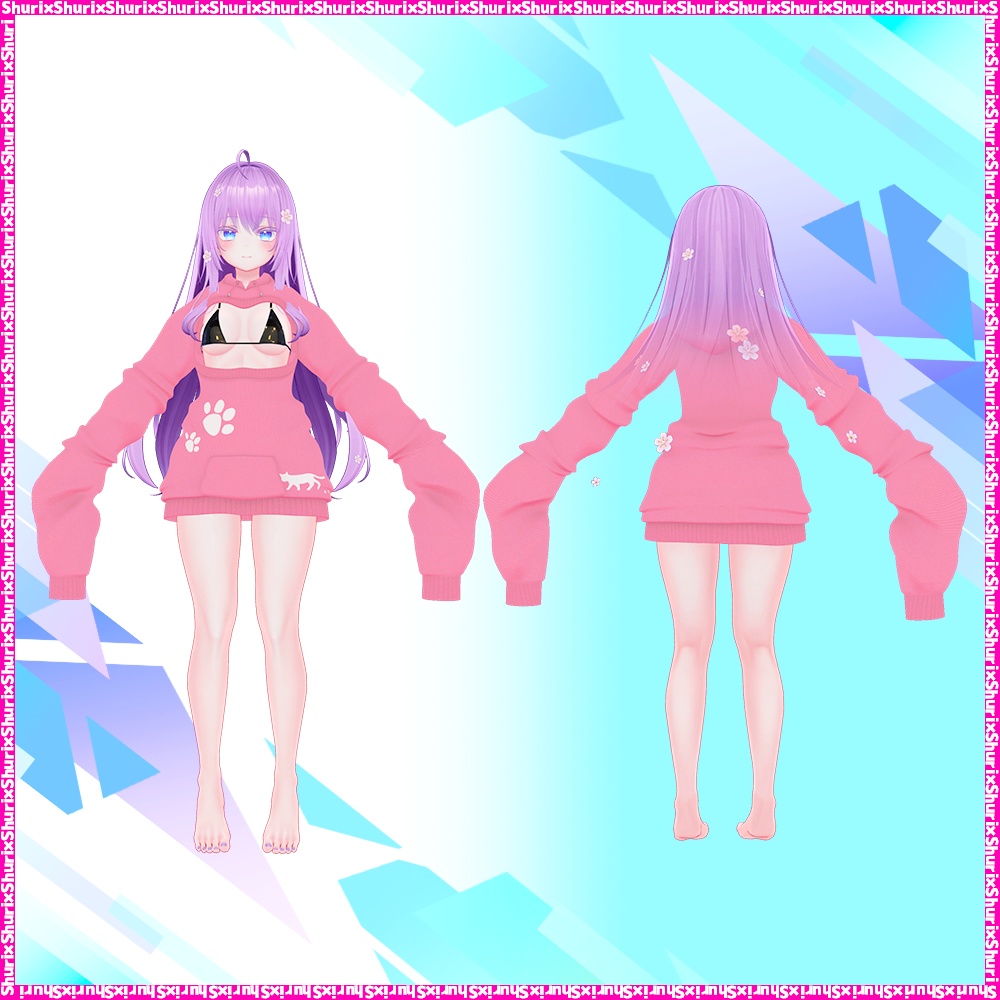 【萌ちゃん用】萌袖水着パーカー