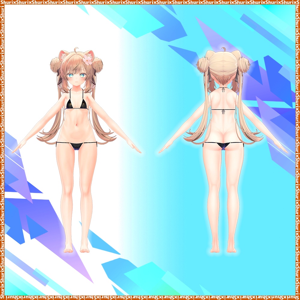 【マヌカ用】萌袖水着パーカー