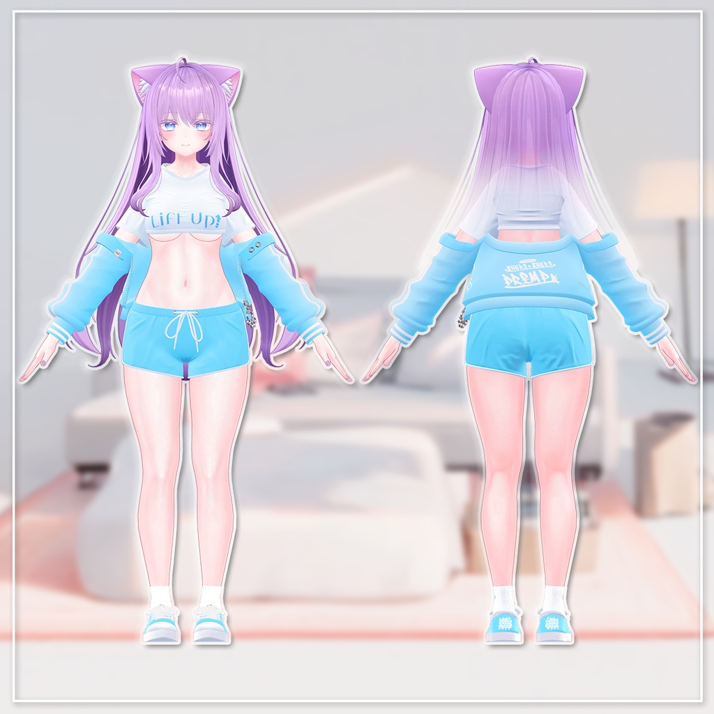 【4アバター対応】ずらせるルームウェア