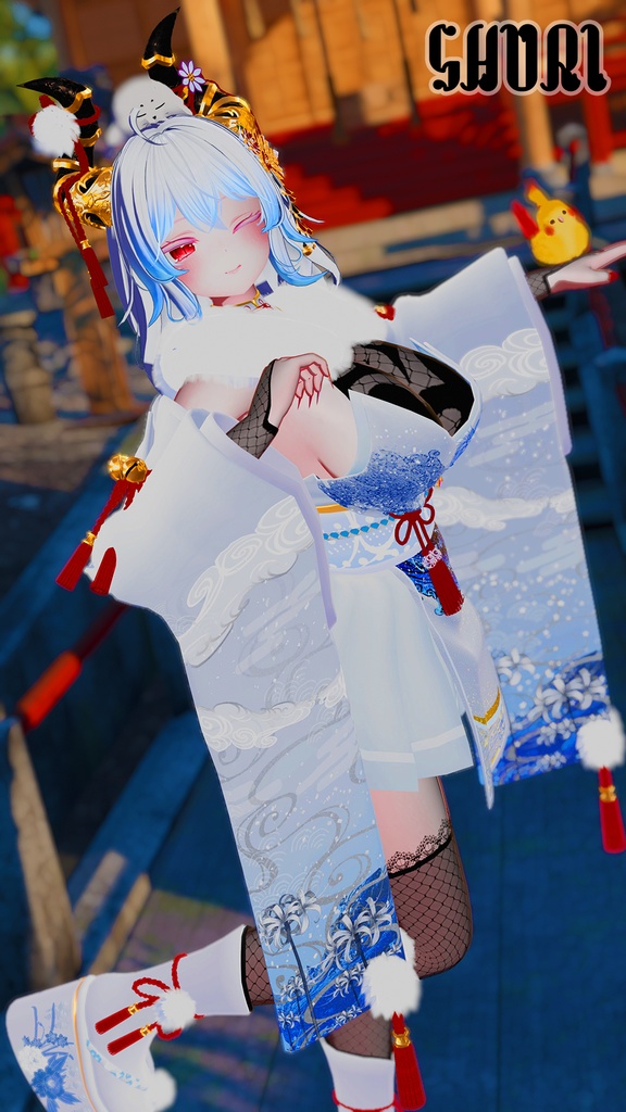 【6アバター対応】Lycoris【着物】