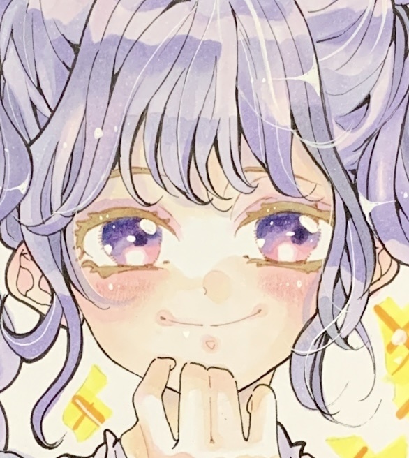 オリジナルイラスト　色紙