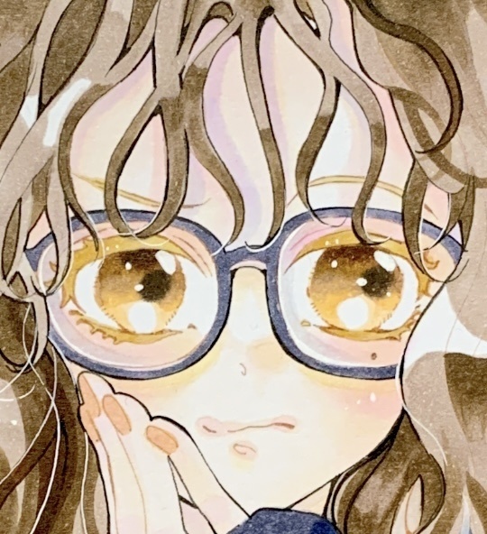 オリジナルイラスト色紙