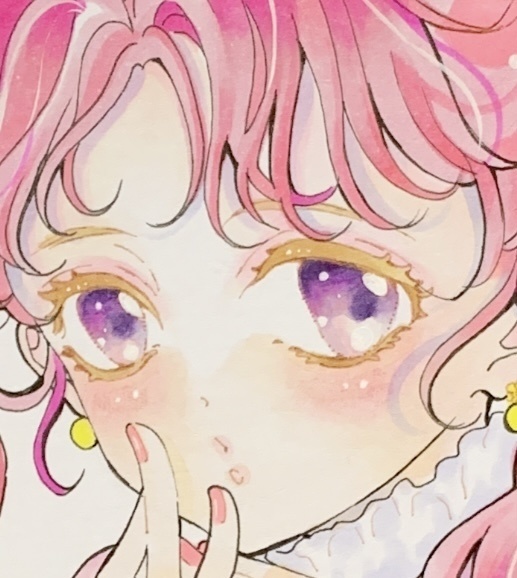 オリジナルイラスト色紙
