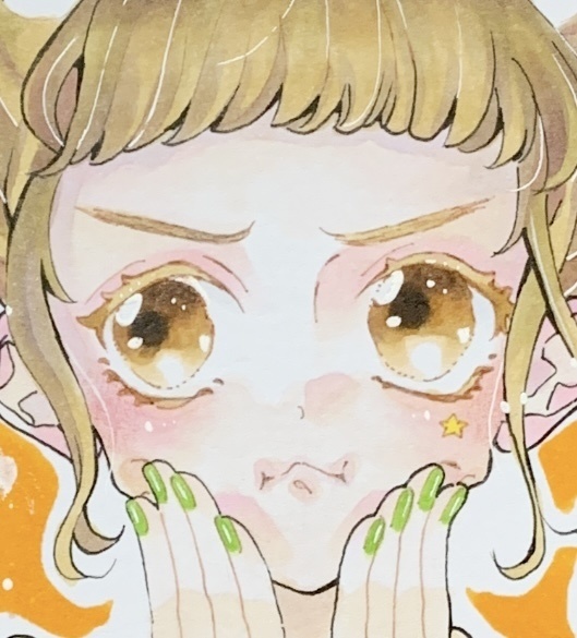 オリジナルイラスト色紙