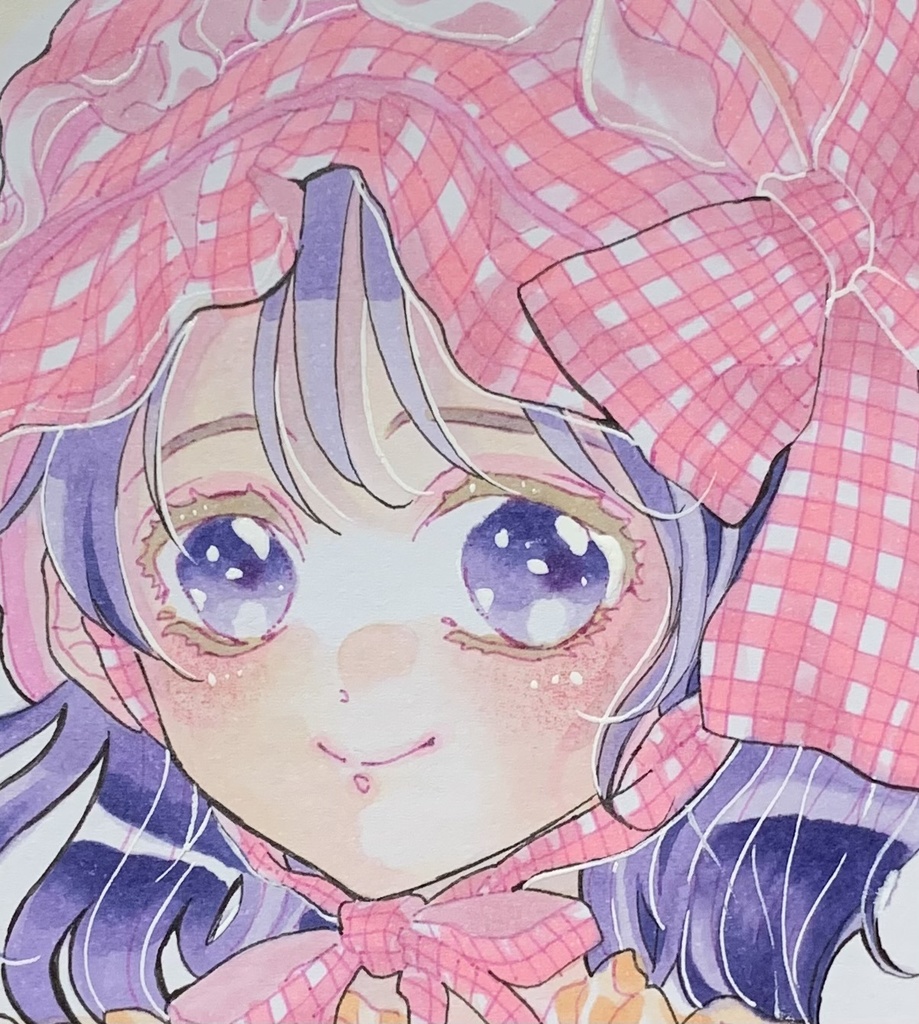 オリジナルイラスト色紙