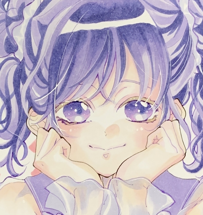 オリジナルイラスト色紙