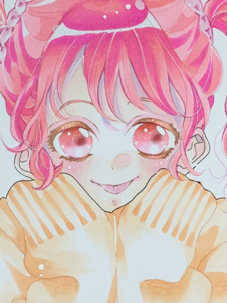 オリジナルイラスト色紙