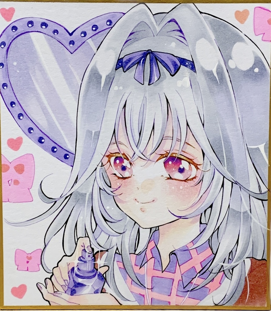 名探偵プリキュア　森亜るるかイラスト色紙