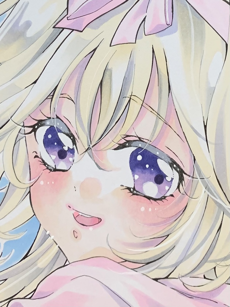名探偵プリキュア　森亜るるか　イラスト色紙