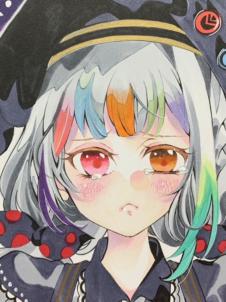 まのさば 城ヶ崎ノア ファンアート魔法少女ノ魔法少女 手描きアナログイラスト