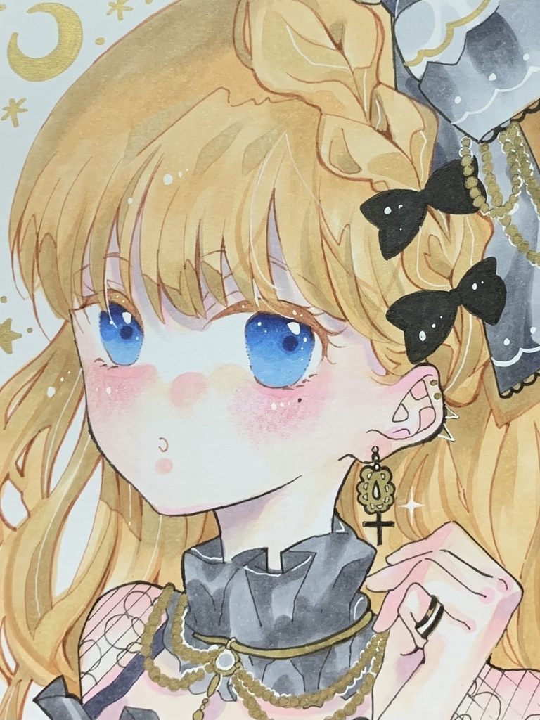 魔法少女ノ魔女裁判 まのさば 佐伯ミリア 色紙イラスト