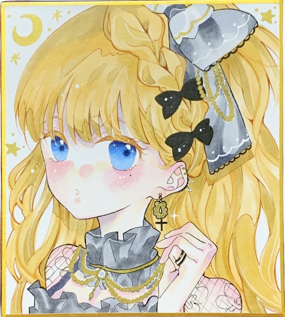 魔法少女ノ魔女裁判 まのさば 佐伯ミリア 色紙イラスト