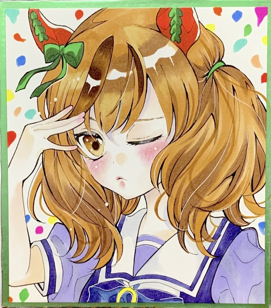 手描きイラスト ウマ娘 ナイスネイチャ　ファンアート