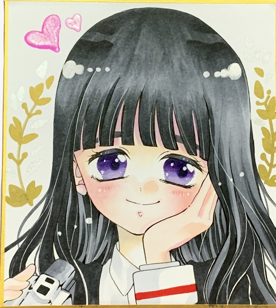 手描きイラスト カードキャプターさくら 大道寺知世　色紙