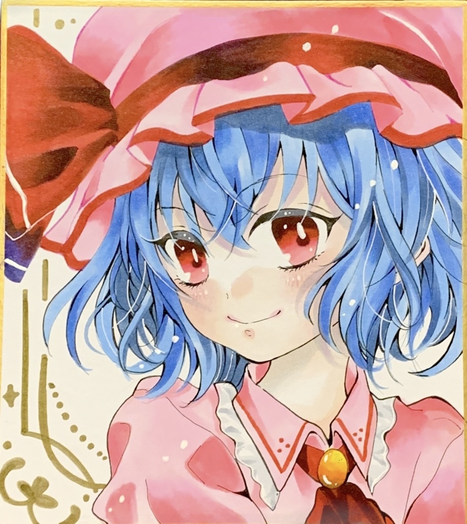 手描きイラスト ファンアート 東方project レミリア・スカーレット