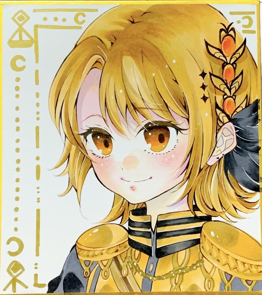 魔法少女ノ魔女裁判 まのさば 蓮見レイア 色紙イラスト