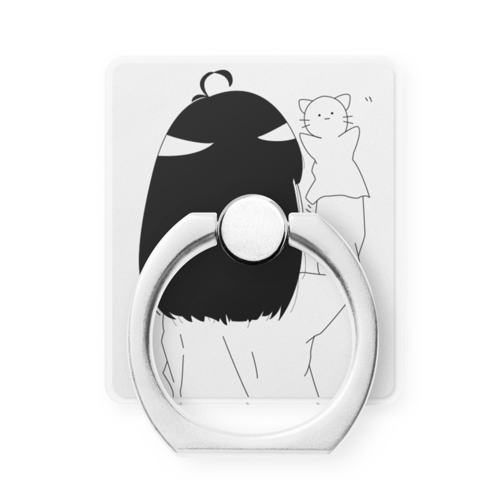 パペットにゃんこのスマホリング2