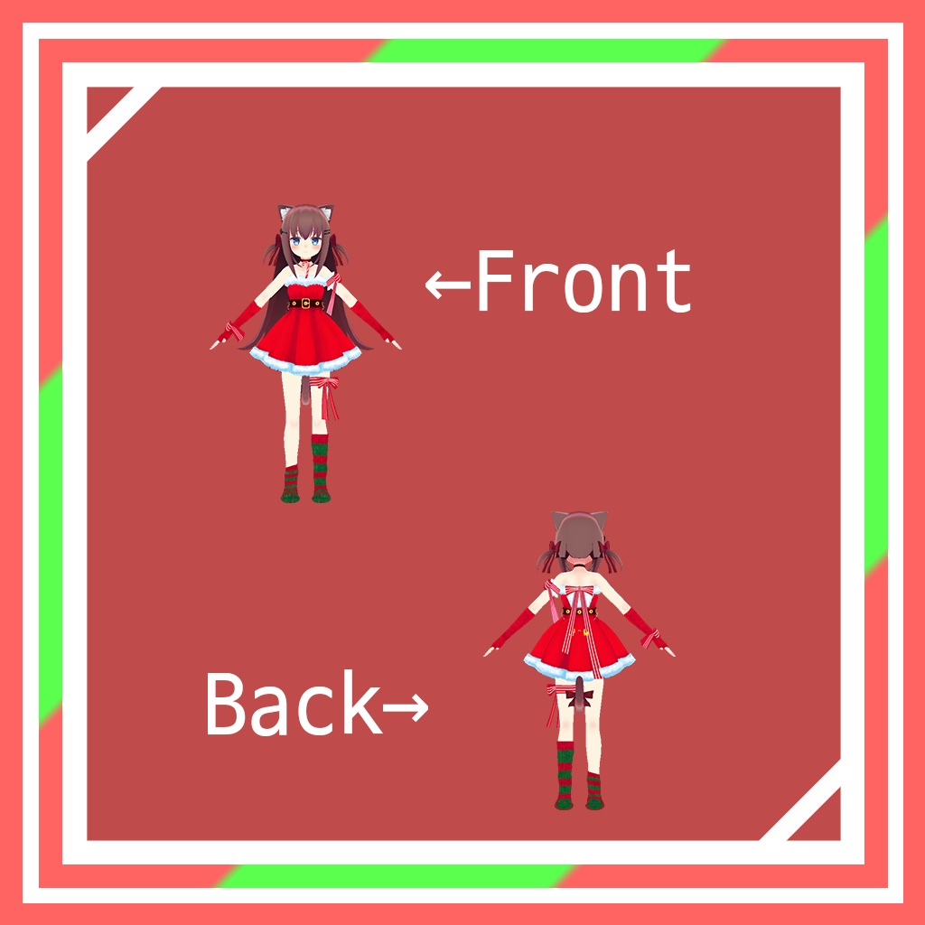 ノナちゃんのクリスマス·ドレス / Nona's Christmas Dress