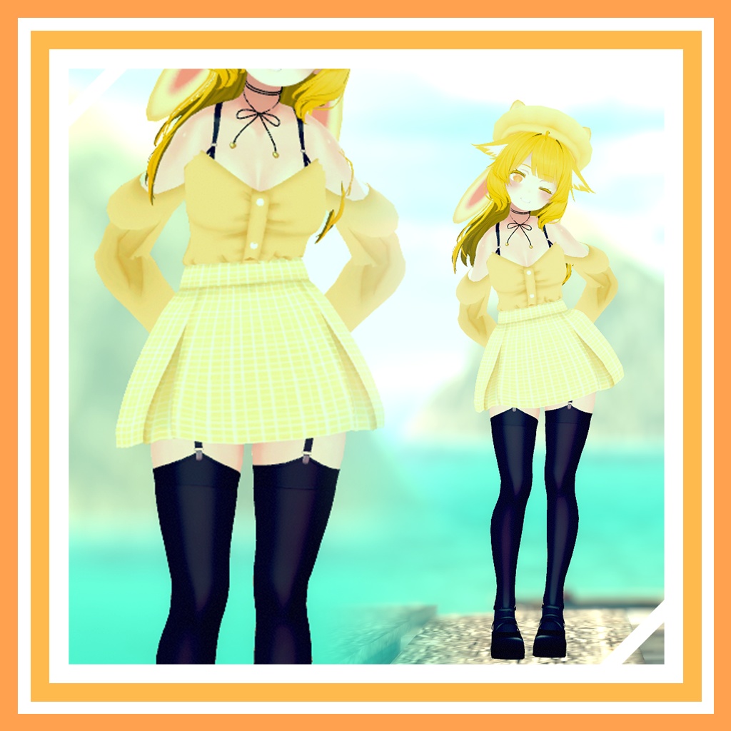 桔梗 & 舞夜 マンゴーツーピース / Kikyo & Maya Mango TwoPiece