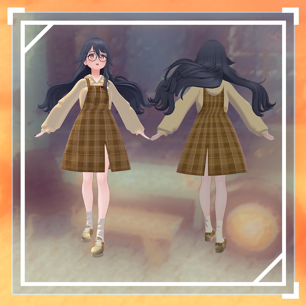 てんむす オーバーオール スカート / Tenmusu OverallSkirt