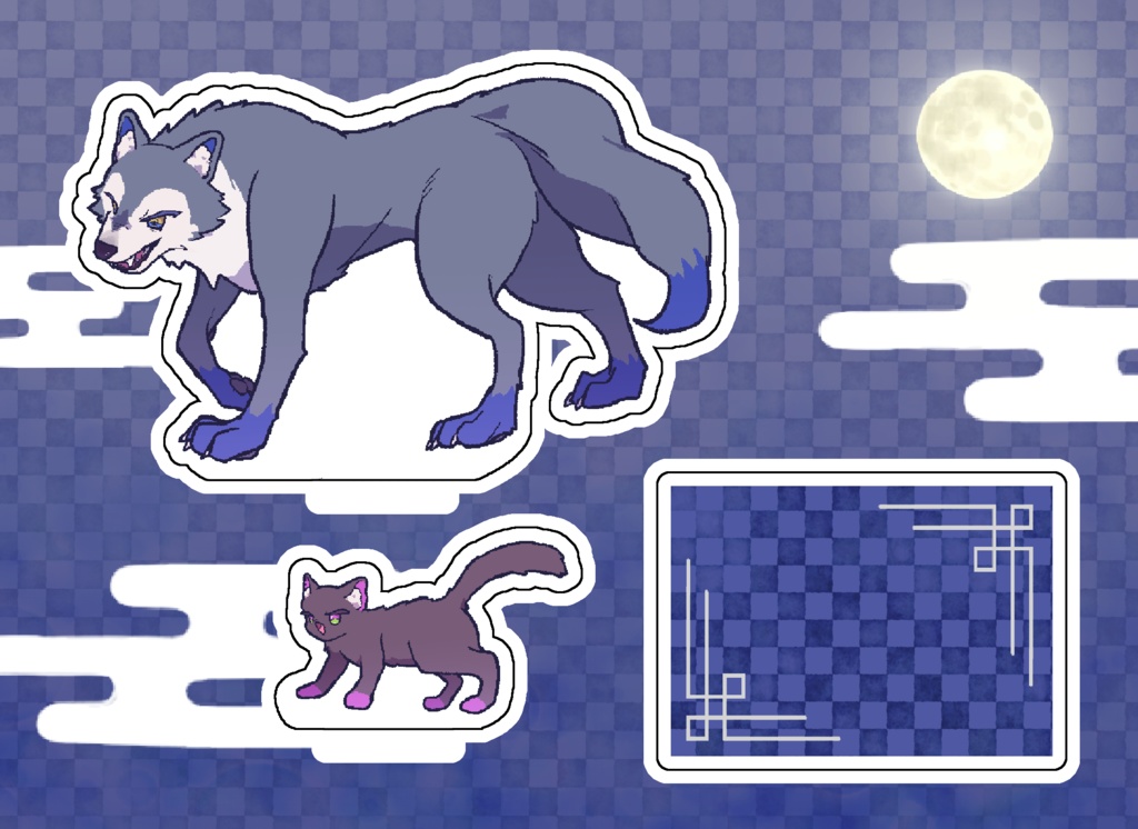 ケモ柳&ケモ寄アクリルスタンド