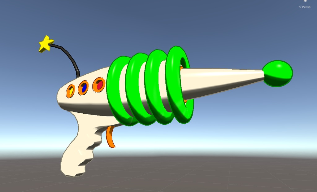 VRChat想定 3Dモデル 「トイ・スペース・ガン」