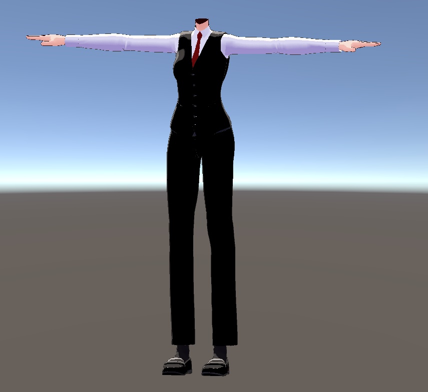 「イフ・ザ・フラット」専用衣装　スーツベスト