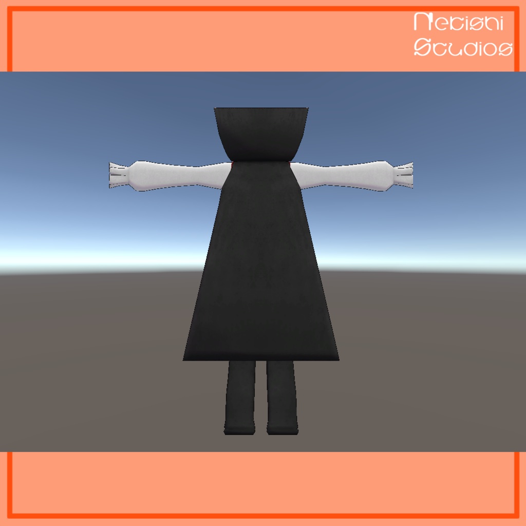 VRChat想定 3Dモデル 「ウラモ・ハオラン」対応衣装 ヴァンパイア・コスチューム